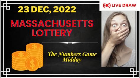 Massachusetts Numbers Midday .